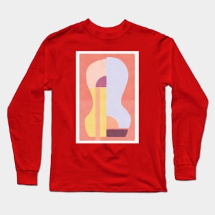 Abstract Guitar Landscape Long Sleeve T-Shirt